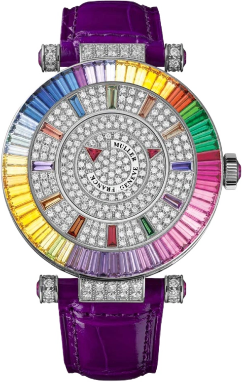 Franck Muller,Double Mystery 42mm,42mm,White Gold,Silver,Automatic,42hours,In-house Caliber,42 DM QTR SAI BAG CD