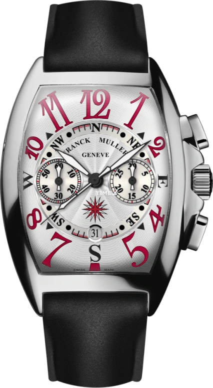 Franck Muller,Mariner 39.50x55.40mm,39.50x55.40mm,Rose Gold,Black,White,Sapphire,Crystal Glass,8080 CC AT MAR