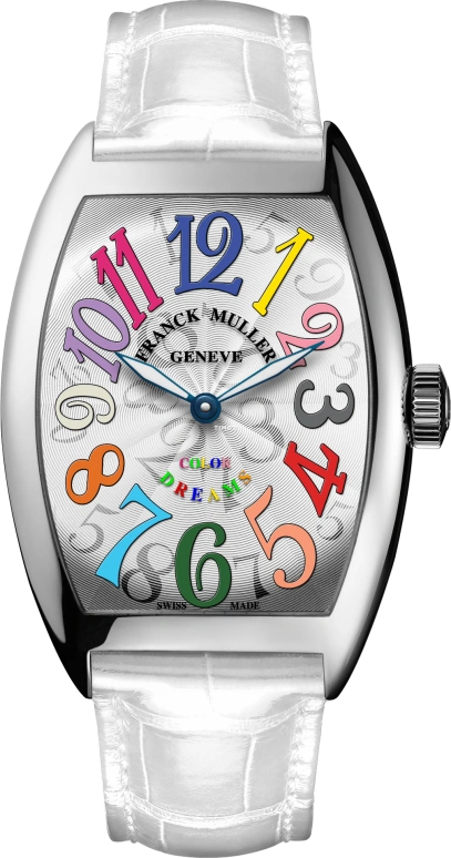 Franck Muller,Color Dreams 29x39mm,29x39mm,Stainless Steel,Silver,Quartz,In-house Caliber,Sapphire,Crystal Glass,7502 QZ COL DRM AC