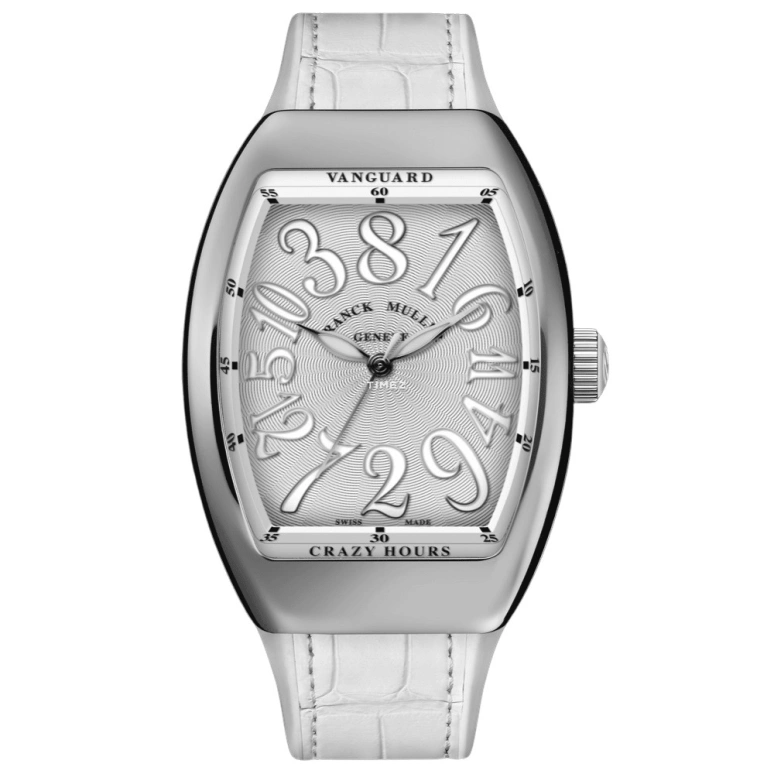 Franck Muller,Crazy Hours 32mm,32mm,Stainless Steel,Silver,Automatic,40hours,In-house Caliber,V 32 CH BC AC