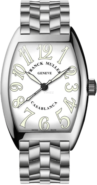 Franck Muller,Casablanca 34x47mm,34x47mm,Stainless Steel,White,Automatic,42hours,In-house Caliber,6850 C O AC