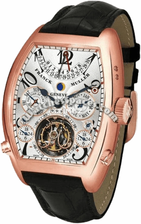 Franck Muller,Aeternitas 42x61mm,42x61mm,Rose Gold,Silver White,Automatic,192hours,In-house Caliber,8888 T QPS