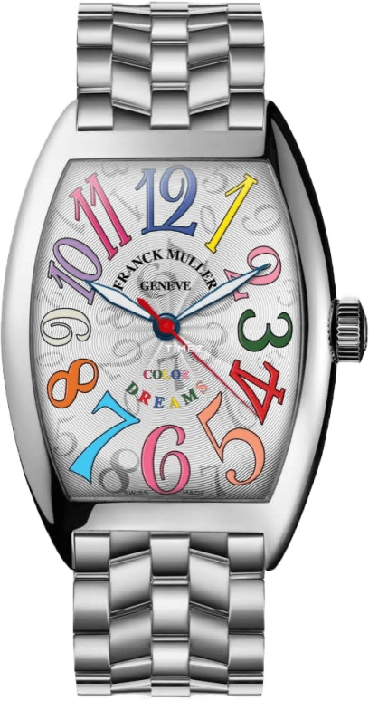 Franck Muller,Color Dreams 32x45mm,32x45mm,Stainless Steel,Silver,Automatic,42hours,In-house Caliber,5850 SC COL DRM O AC
