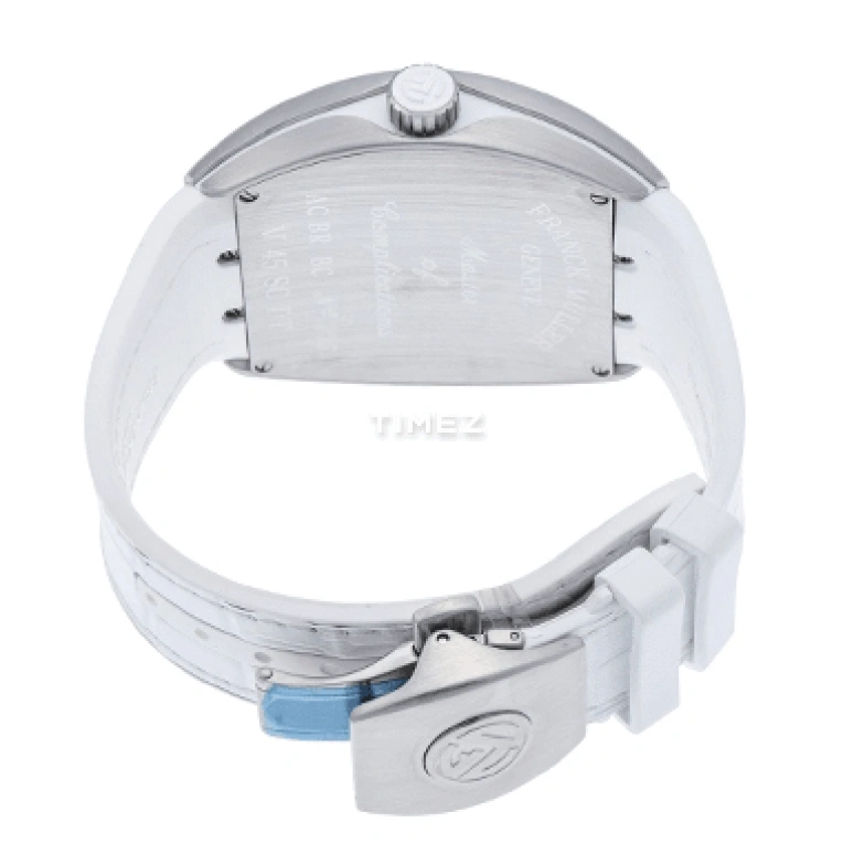 Franck Muller,VANGUARD 53.70x44mm,53.70x44mm,Stainless Steel,White,Automatic,Day,42hours,V 45 SC DT ACBRBC