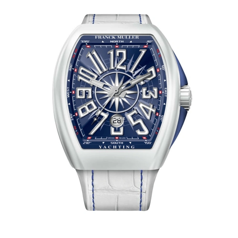 Franck Muller,Yachting 45x53.70mm,45x53.70mm,Resin,Blue,Automatic,Day,42hours,V 45 SC DT YACHT MTBC BL MT