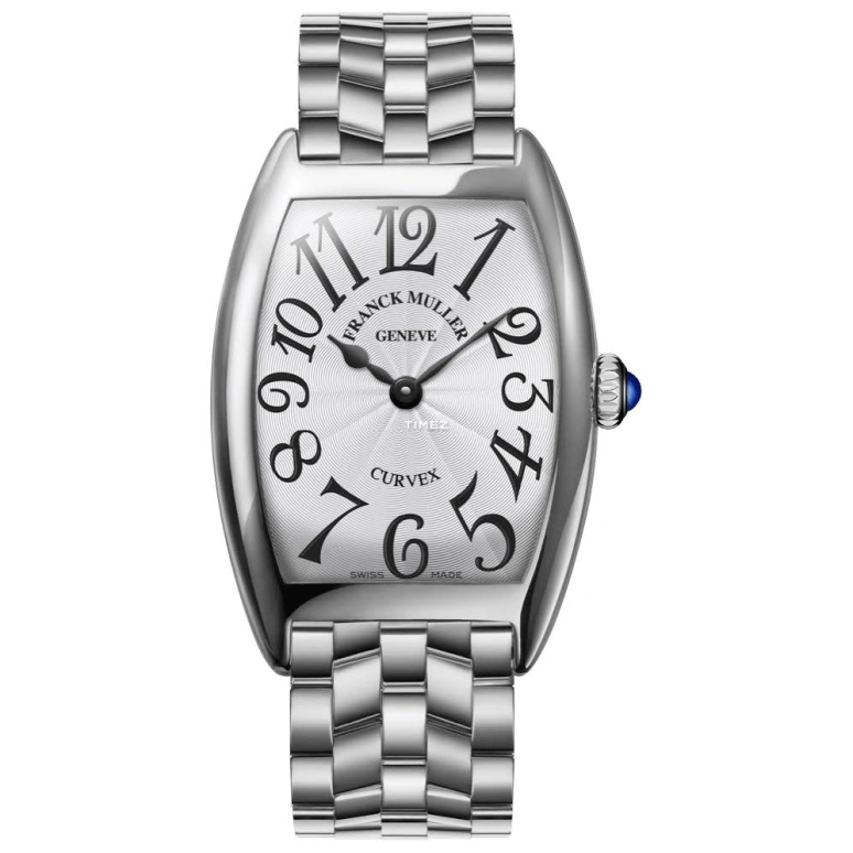 Franck Muller,CINTRÉE CURVEX 25x35mm,25x35mm,Stainless Steel,Silver,Quartz,In-house Caliber,Sapphire,Crystal Glass,1752 QZ O AC