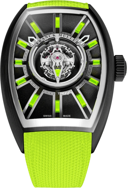 Franck Muller,Other 40mm,40mm,Carbon,Titanium,Black,Automatic,Tourbillon,Sapphire,Crystal Glass,CX 40 T CTR FLASH ACNRBR ACBR