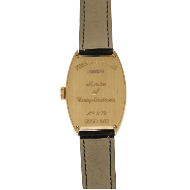 Franck Muller,Master Banker 32x45mm,32x45mm,Rose Gold,Silver,White,Automatic,Day,Dule Time,5850M MB