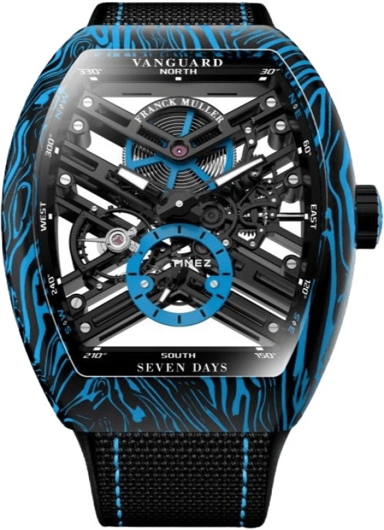 Franck Muller VANGUARD V 45 S6 SQT CARBONE AMS BL
