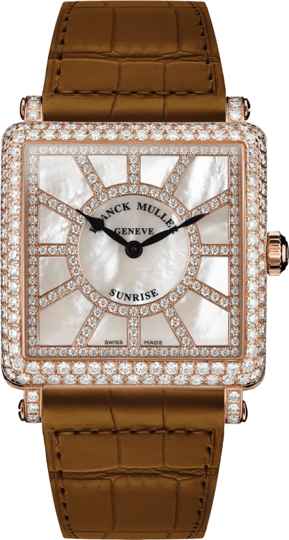 Franck Muller,Color Dreams 30x25mm,30x25mm,Rose Gold,White,Sapphire,Crystal Glass,Setting,Diamonds,2267 QZ COL DRM R AL D