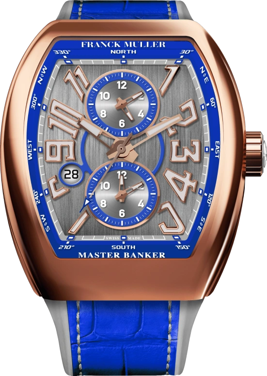 Franck Muller Master Banker V 45 MB SC DT BL 5N
