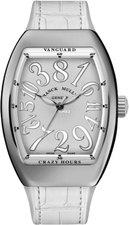 Franck Muller,Crazy Hours 32mm,32mm,Stainless Steel,Silver,Automatic,40hours,In-house Caliber,V 32 CH BC AC