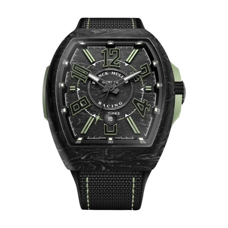 Franck Muller,VANGUARD 45x53.70mm,45x53.70mm,Forged Carbon,Black,Automatic,Day,42hours,V 45 SC DT RCG KRYPTON 2 CARBONE NR VE CARB