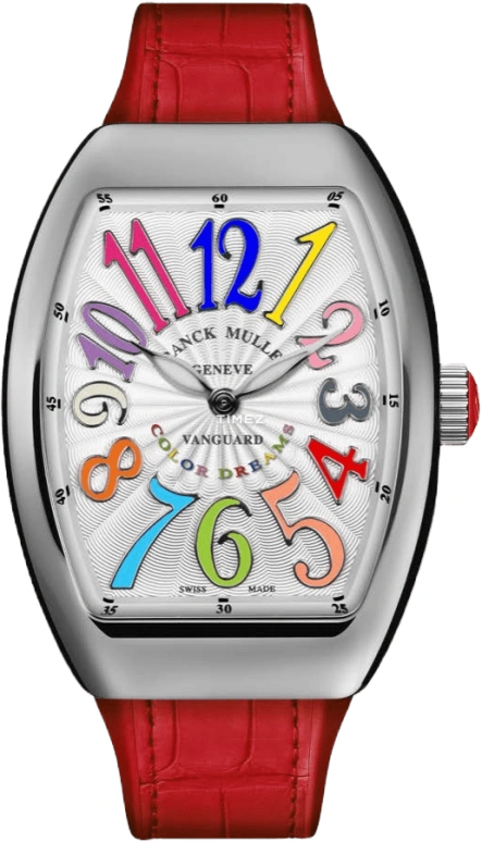 Franck Muller,Color Dreams 32x42.30mm,32x42.30mm,Stainless Steel,Silver,Quartz,In-house Caliber,Sapphire,Crystal Glass,V 32 QZ COL DRM RG AC