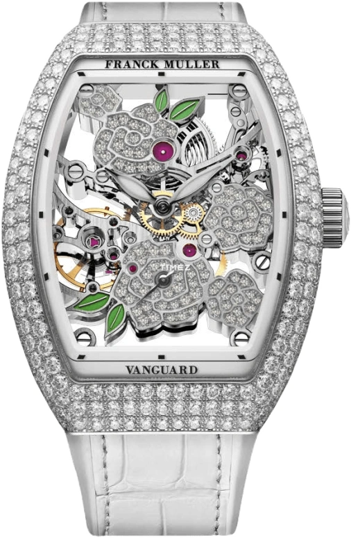 Franck Muller Rose Skeleton V 32 S6 SQT ROSE D MVT D BC AC
