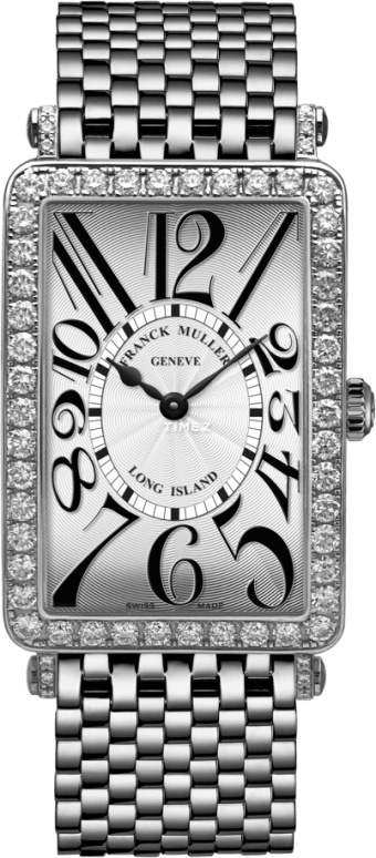 Franck Muller,LONG ISLAND 26x44.55mm,26x44.55mm,Stainless Steel,Silver,Quartz,In-house Caliber,Sapphire,Crystal Glass,952 QZ D 1R O