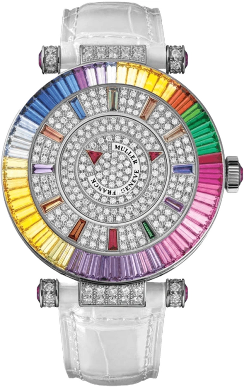 Franck Muller,Double Mystery 39mm,39mm,White Gold,Silver,Automatic,42hours,In-house Caliber,39 DM QTR SAI BAG CD