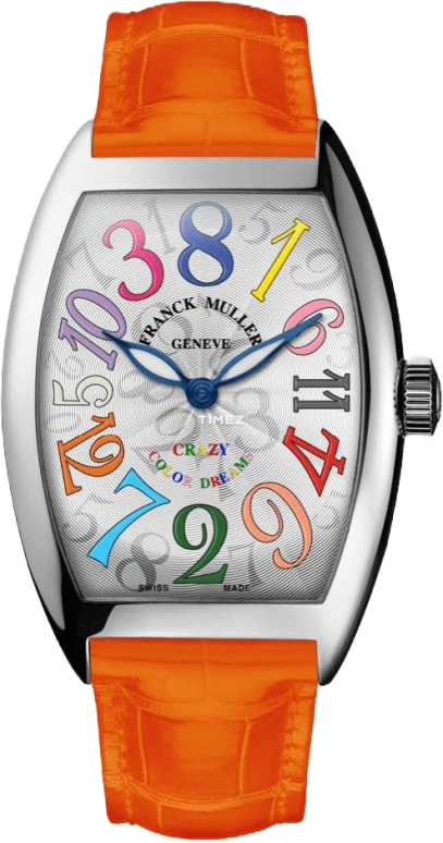 Franck Muller,Crazy Hours 32x45mm,32x45mm,Stainless Steel,Silver,Automatic,42hours,In-house Caliber,5850 CH COL DRM AC