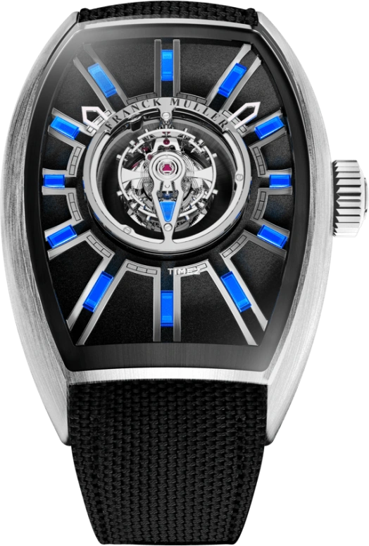 Franck Muller,Other 40mm,40mm,Stainless Steel,Titanium,Black,Automatic,Tourbillon,Sapphire,Crystal Glass,CX 40 T CTR FLASH ACBR TTNRBR