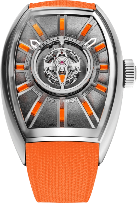 Franck Muller,Other 40mm,40mm,Titanium,Stainless Steel,Grey,Automatic,Tourbillon,Sapphire,Crystal Glass,CX 40 T CTR FLASH AC ACBR