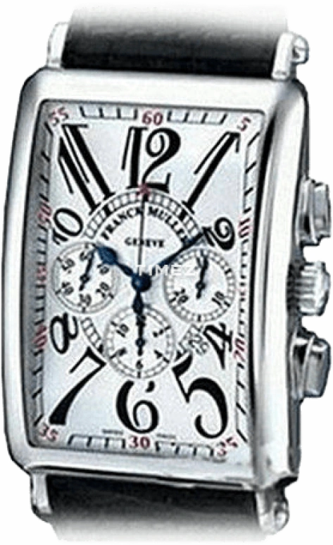 Franck Muller,LONG ISLAND 35.20x59.20mm,35.20x59.20mm,White Gold,White,Sapphire,Crystal Glass,Open,1300 CC AT