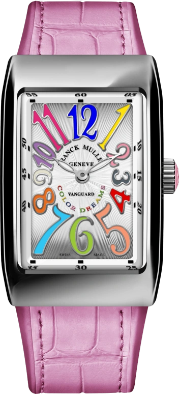 Franck Muller,Color Dreams 26x41.40mm,26x41.40mm,Stainless Steel,White,Quartz,In-house Caliber,Sapphire,Crystal Glass,V LI 26 QZ COL DRM RS