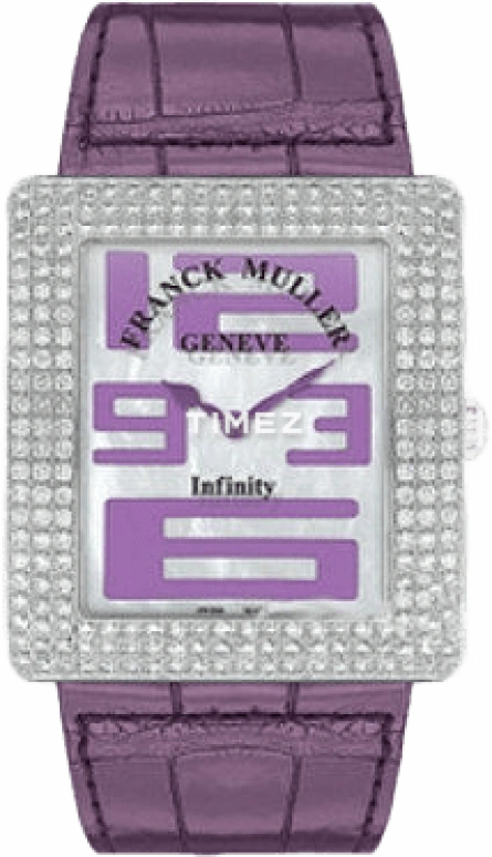 Franck Muller,Infinity 35mm,35mm,White Gold,White,Sapphire,Crystal Glass,Setting,Diamonds,3735 QZ A D3