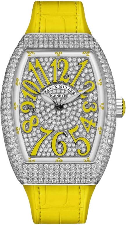 Franck Muller,VANGUARD 32x42.30mm,32x42.30mm,Stainless Steel,Silver,Quartz,In-house Caliber,Sapphire,Crystal Glass,V 32 QZ D CD JA AC