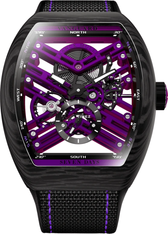 Franck Muller VANGUARD V 45 S6 SQT MVT NT VL CARBONE NTVL