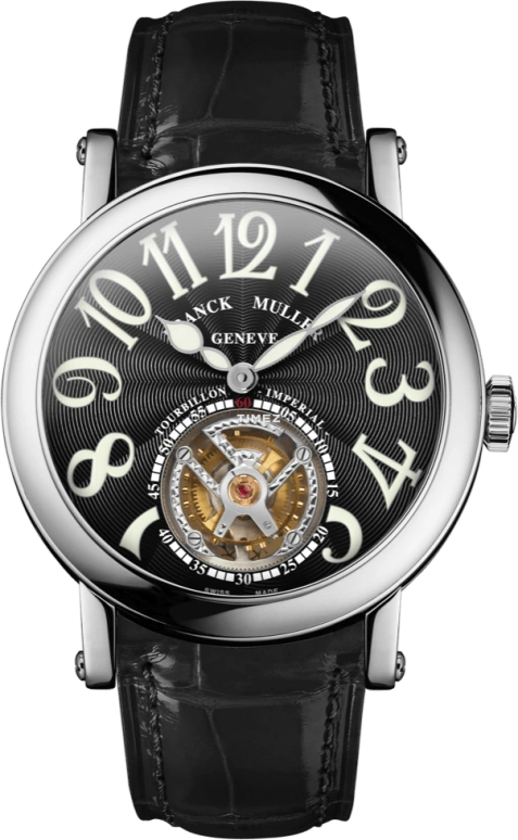 Franck Muller,Tourbillon 42x48mm,42x48mm,Platinum,Black,Handwound,Tourbillon,60hours,7002 T
