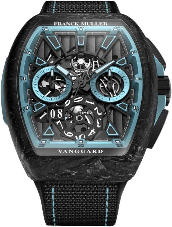 Franck Muller VANGUARD V 45 CC GD SQT RCG KRYPTON 2 CARBONE NR BL CARB