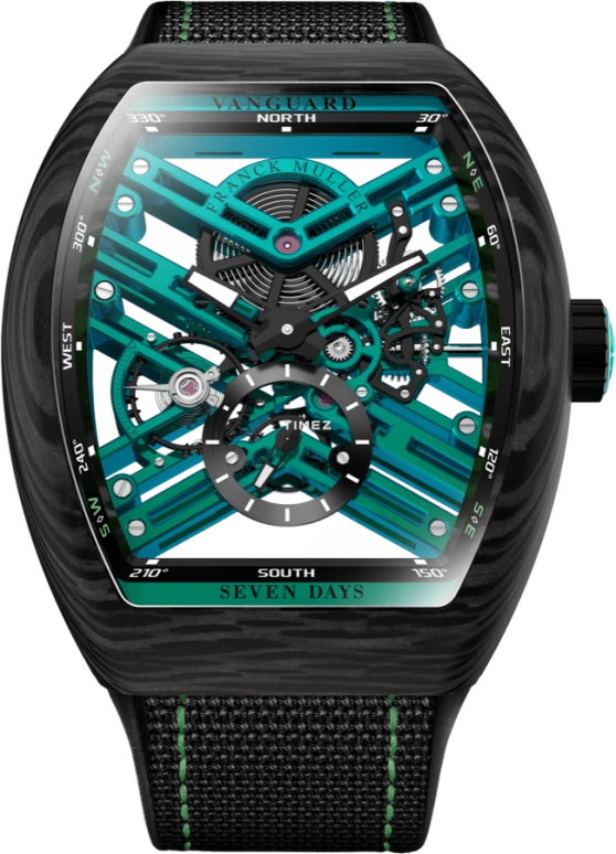 Franck Muller VANGUARD V 45 S6 SQT MVT NT VE CARBONE NTVE