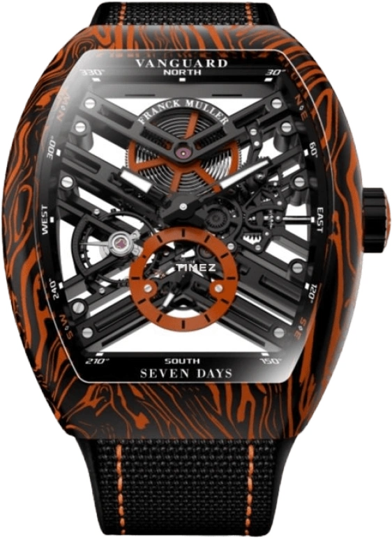 Franck Muller VANGUARD V 45 S6 SQT CARBONE AMS OR