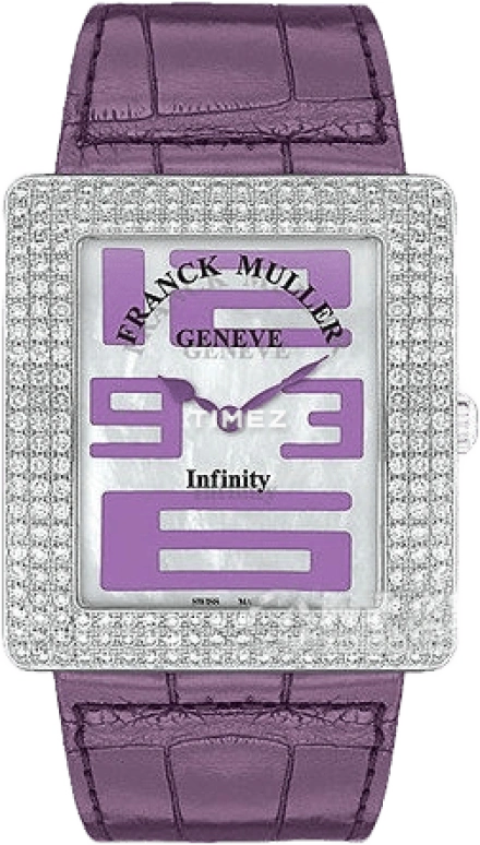 Franck Muller,Infinity 35mm,35mm,White Gold,Sapphire,Crystal Glass,Setting,Diamonds,Closed,3735 QZ R D3