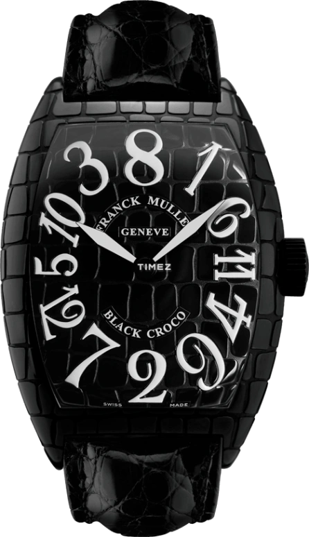Franck Muller,Casablanca 39.60x55.40mm,39.60x55.40mm,Stainless Steel,Black,Automatic,42hours,In-house Caliber,8880 CH BLK CRO