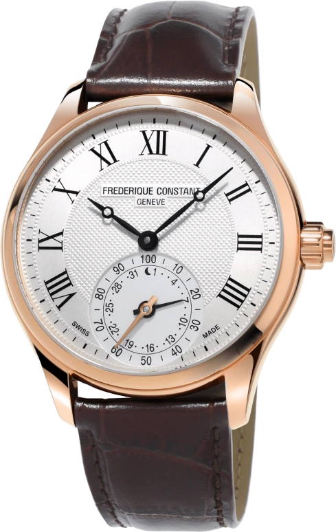 Frederique Constant,Horological Smartwatch 42mm,42mm,Stainless Steel,Silver,Quartz,In-house Caliber,Sapphire,Crystal Glass,FC,FC-285MC5B4