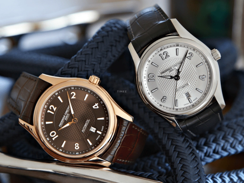 Frederique Constant,Runabout 43mm,43mm,Stainless Steel,Coffee,Brown,Automatic,38hours,In-house Caliber,FC,FC-303RMC6B4