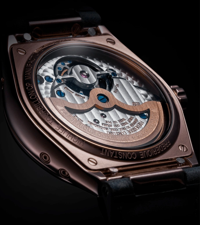 Frederique Constant,Other 41mm,41mm,Rose Gold,Blue,Automatic,Perpetual Calendar,Leap Year,Month,Date,Sapphire,Crystal Glass,Round,FC,FC-975BL4NH9