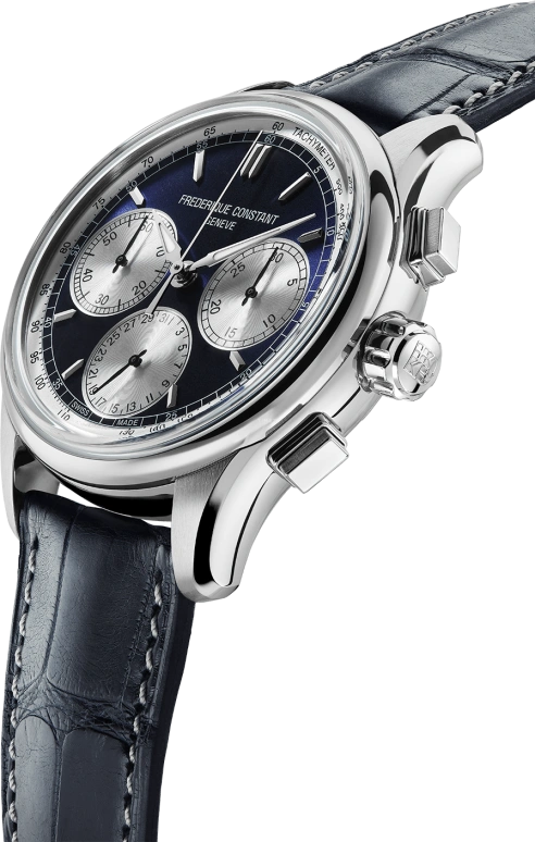 Frederique Constant,Manufacture 42mm,42mm,Stainless Steel,Blue,In-house Caliber,Sapphire,Crystal Glass,FC,FC-760NS4H6