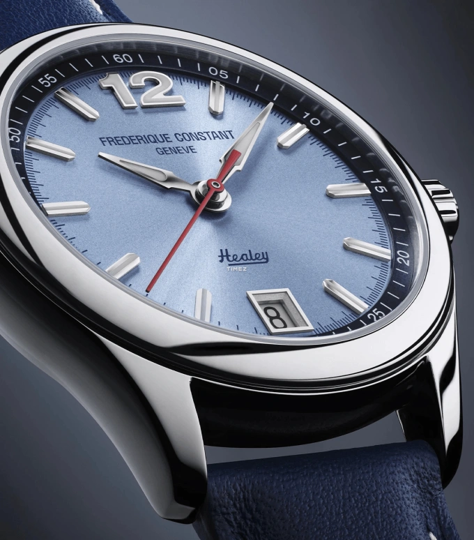 Frederique Constant,Classics 36mm,36mm,Stainless Steel,Blue,Automatic,Day,38hours,FC,FC-303HLBN3B6