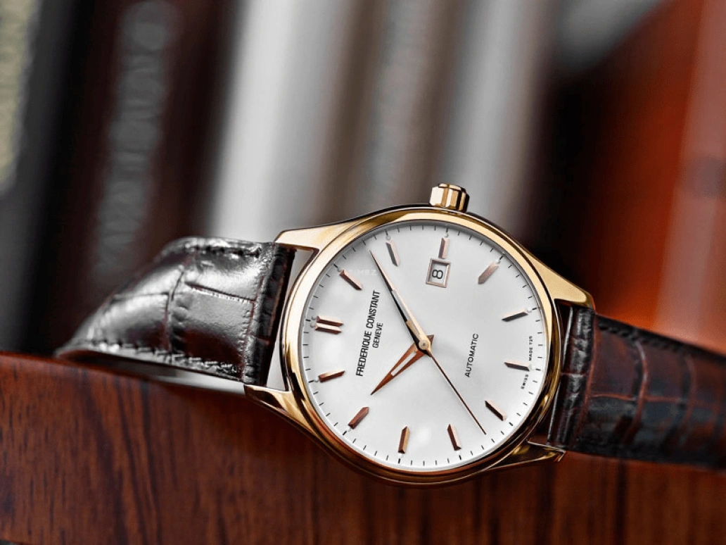 Frederique Constant,Classics 43mm,43mm,Stainless Steel,Coffee,Brown,Automatic,38hours,In-house Caliber,FC,FC-303C6B4