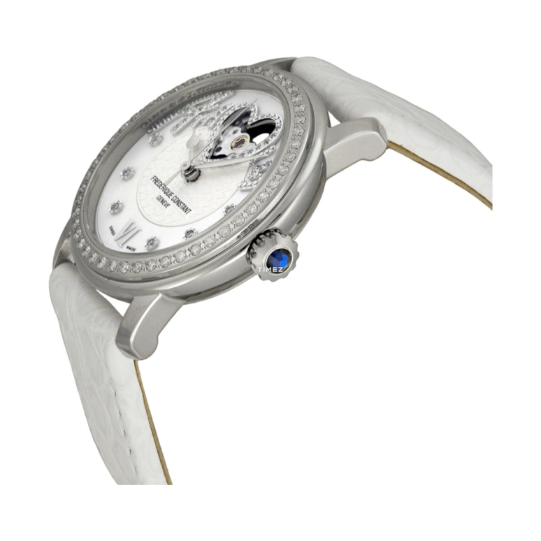 Frederique Constant,Ladies Automatic 35mm,35mm,Stainless Steel,White,Automatic,In-house Caliber,Sapphire,Crystal Glass,FC,FC-310SQ2PD6