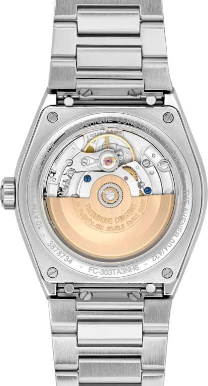 Frederique Constant,Highlife 39mm,39mm,Stainless Steel,Blue,Black,Automatic,Day,Sapphire,Crystal Glass,FC,FC-303TA3NH6B
