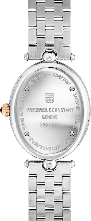 Frederique Constant,Classics 25x30mm,25x30mm,Stainless Steel,White,In-house Caliber,Sapphire,Crystal Glass,FC,FC-200MPW2V2B