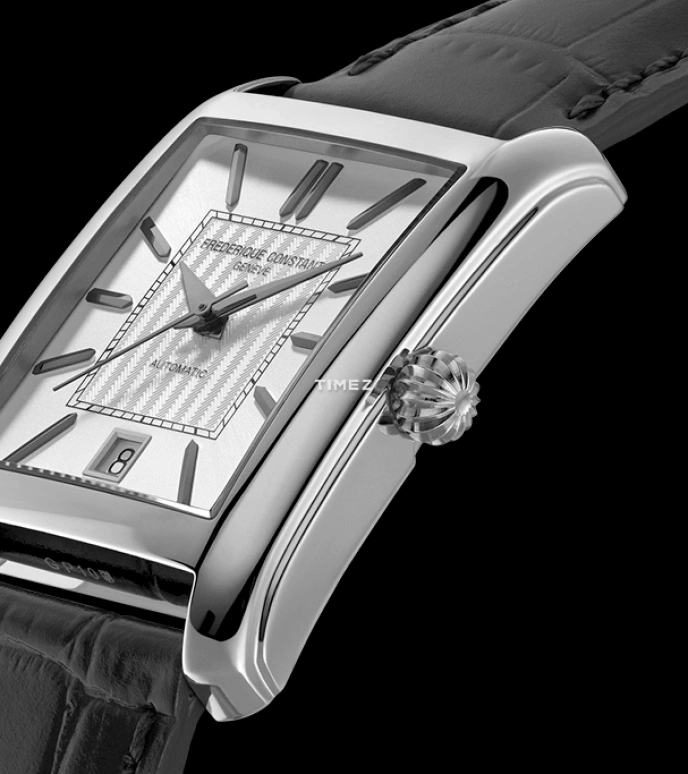 Frederique Constant,Classics 30.40x33.30mm,30.40x33.30mm,Stainless Steel,Silver,Automatic,Day,Sapphire,Crystal Glass,FC,FC-303S4C6