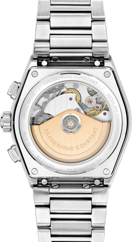 Frederique Constant,Highlife 40mm,40mm,Stainless Steel,Black,In-house Caliber,Sapphire,Crystal Glass,FC,FC-391B4NH6B