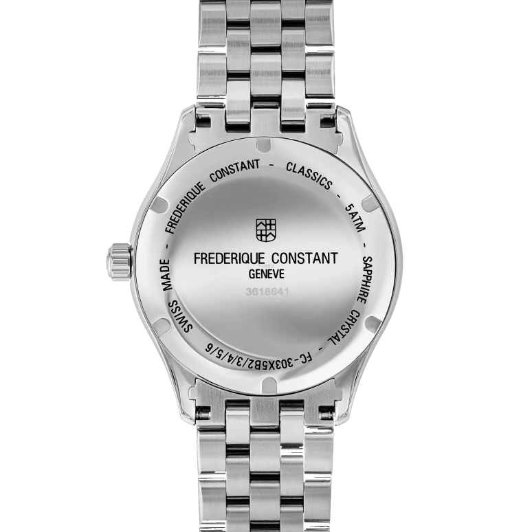 Frederique Constant,Classics 40mm,40mm,Stainless Steel,Blue,Automatic,38hours,In-house Caliber,FC,FC-303MN5B6B