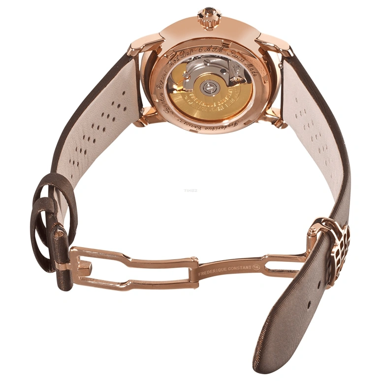 Frederique Constant,Ladies Automatic 35mm,35mm,Stainless Steel,Coffee,Brown,Automatic,In-house Caliber,Sapphire,Crystal Glass,FC,FC-310CLHB2P4