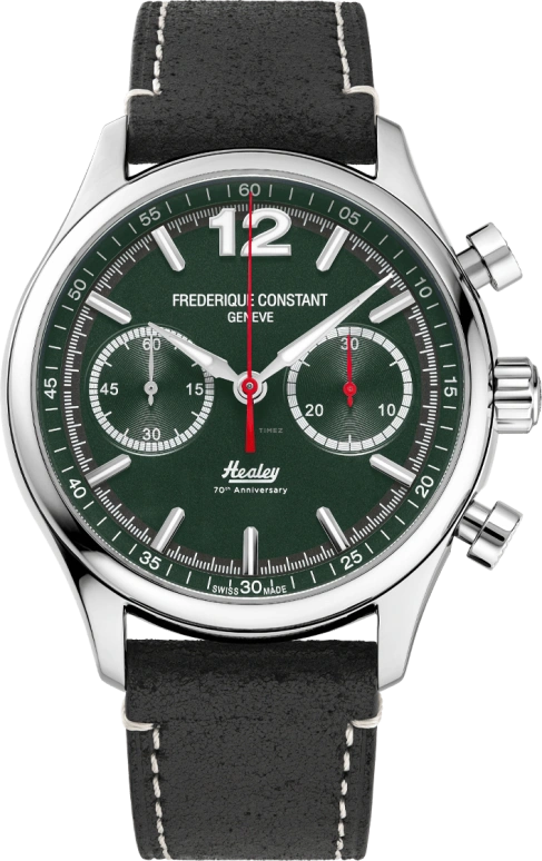 Frederique Constant,Vintage Rally 42mm,42mm,Stainless Steel,Green,In-house Caliber,Sapphire,Crystal Glass,FC,FC-397HDGR5B6