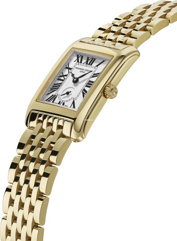 Frederique Constant,Classics 36x25.50mm,36x25.50mm,Stainless Steel,White,Quartz,In-house Caliber,Sapphire,Crystal Glass,FC,FC-235S2C5B